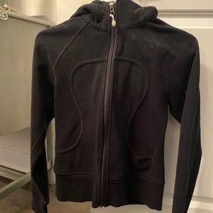 Lululemon black Scuba Zip Up